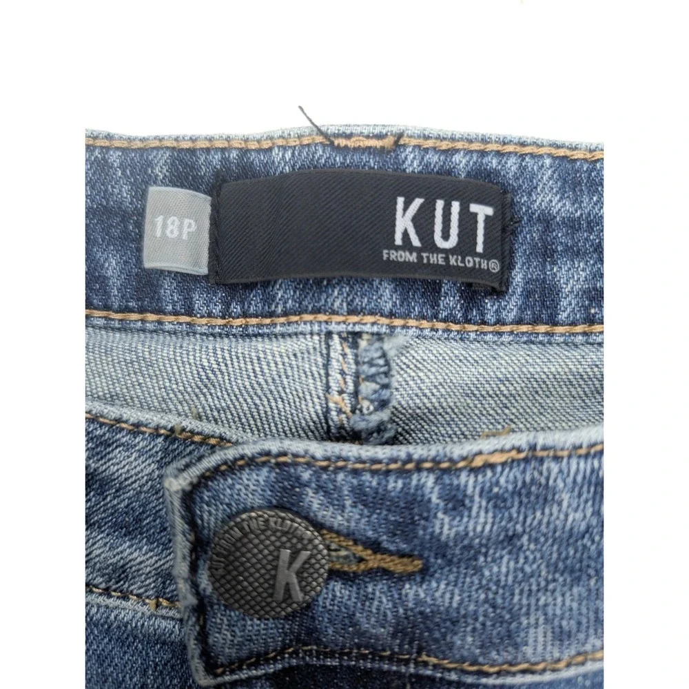 KUT from the Kloth Reese Ankle Straight Leg Denim Jeans‎ Women's 18P / 40x27 NWT - Picture 4 of 8